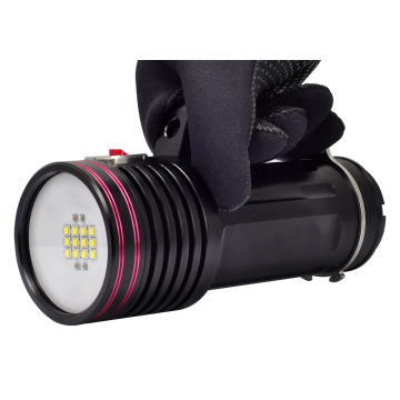 2015 Hot vendendo impermeável IP68 6500 Lumens LED mergulho Video Torch